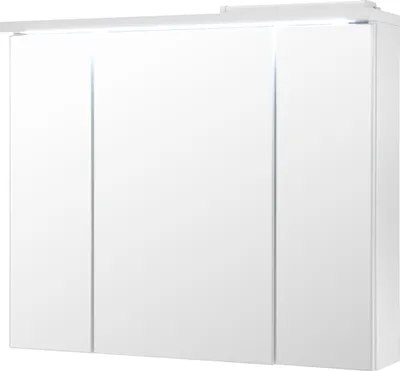 Produktbild von Spiegelschrank - Weiß matt - B 80 cm - inkl. LED-Beleuchtung