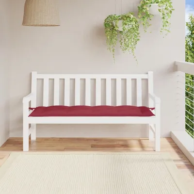 Produktbild von "2026 Promotion" Gartenbank-Auflage Weinrot 150x50x7 cm Oxford-Gewebe - Gartenmöbelauflagen CC21982