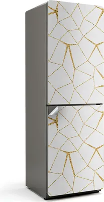 Obrázek produktu pro Geometrický vzor - Samolepka na lednici - Samolepka na lednici - Samolepicí fólie na lednici - Dekorace do kuchyně - 60x180 cm