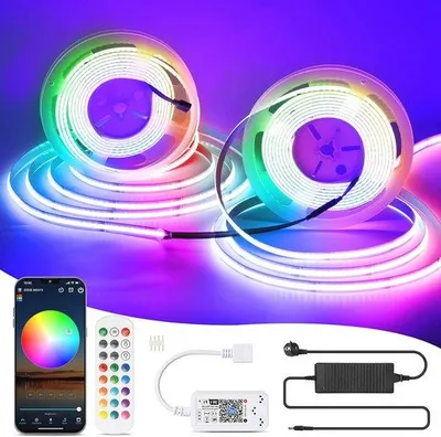 Obrázek produktu pro 10metrový stmívatelný RGB LED pásek s dálkovým ovládáním pro chytrou domácnost