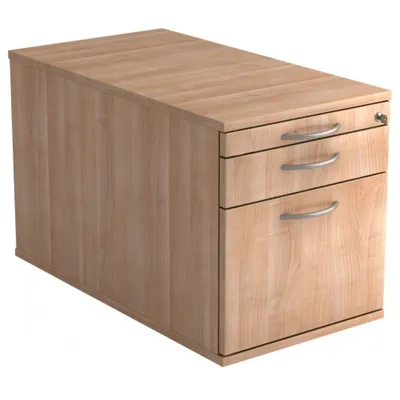 Produktbild von SIGNA TC20 BM - Rollcontainer Nussbaum mit Hängeregistratur Bogengriff Metall