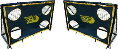 Image de But de football (1,8 x 1,2 m - PVC) + murs de tir noirs