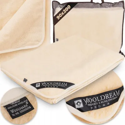 Produktbild von Wooldream Bettlaken aus 100% Wolle 90x200 cm