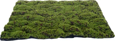 Produktbild von Kunstmoosmatte Medium grün-braun 70x50 cm für Weihnachtsdorf, Miniaturdorf und Hobbys