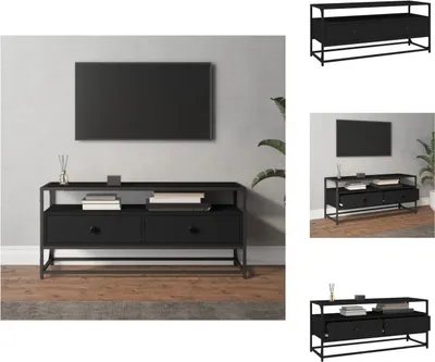 Obrázek produktu pro vidaXL TV skříňka černá 100x35x45 cm materiál na bázi dřeva - TV nábytek