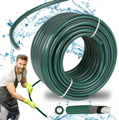 Produktbild von Gartenschlauch, 4-lagig, grün 30m-1/2" 30m