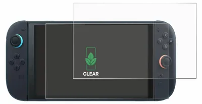 Produktbild von 2x ScreenLeaf Schutzfolie für Nintendo Switch 2 nachhaltiger Displayschutz Display Schutz Folie Klar Transparent