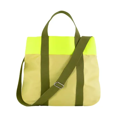 Produktbild von Alltagstasche NELLY Limette 48x18x36 cm mit Schultergurt und Magnetverschluss