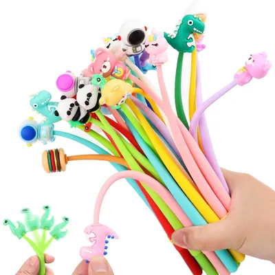 Produktbild von 30 Stück Kawaii-Gelpennen-Set – Tierförmige Kugelschreiber für Kinder