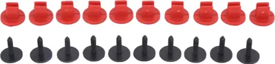 Productafbeelding van 10 stuks clip voor motoronderbekleding, onderste afdekpanelen, onderdeelnummer 1019377, vervanging voor Ford Mondeo