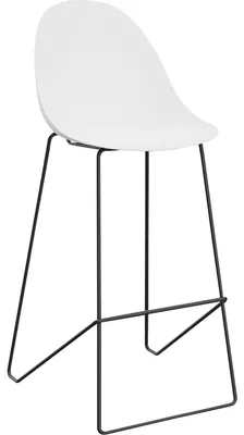 Produktbild von PAPERFLOW Barhocker VOID 76cm Polypropylen weiß 2 St./Pack.
