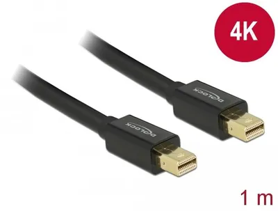 Obrázek produktu pro DeLOCK 83473, 1 m, Mini DisplayPort, Mini DisplayPort, Samec, Samec, 3840 x 2160 px
