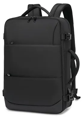 Produktbild von SONARIN Erweiterbarer Reiserucksack,26-36L Handgepäck Flugzeug Rucksack Kabinentasche 17.3 Zoll Laptop Rucksack Wanderrucksack Tagesrucksack mit USB-Anschluss für Herren Damen(Schwarz)