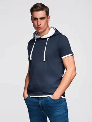 Produktbild von Ombre Clothing Herren-T-Shirt mit Kapuze Dutesque gewohnheiten L