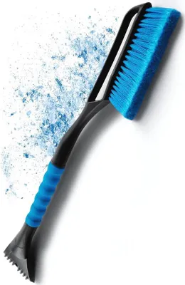 Image de Grattoir à glace ergonomique avec brosse, robuste, 1 pièce