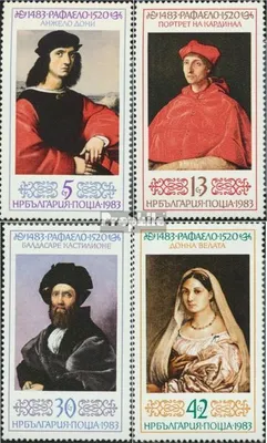 Produktbild von Briefmarken Bulgarien 1983 Mi 3231-3234 (kompl.Ausg.) postfrisch 500.Geburtstag von Raffael