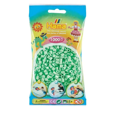 Produktbild von Hama Strijkkralen Mint Pastel 1000 Stuks