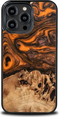 Image de Bewood Étui unique pour iPhone 14 Pro Max - Orange