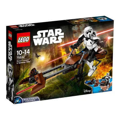Produktbild von LEGO® - Star Wars™, Scout Trooper & Speeder Bike; 75532
