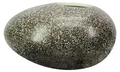 Produktbild von Dekorative Vase (37x54x33cm), schwarz/weiß