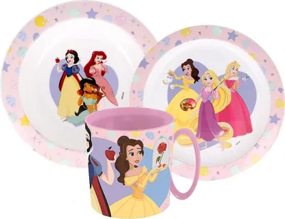 Obrázok produktu pre Sada riadu Disney Princezná True, mikro, 350 ml
