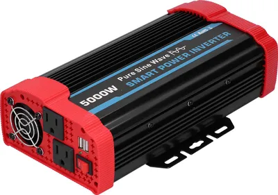 Image de Onduleur, onde sinusoïdale pure, universel, 5000 W crête, DC 12 V à 110-120 V, pour automobiles