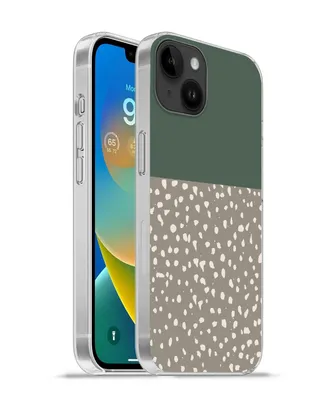 Produktbild von MuchoWow® Handyhülle Schutzhülle Hülle für Apple iPhone 14 Plus - Soft case Polka dot - Grün - Muster Silikon Softcase Handy Hülle - Abbildung