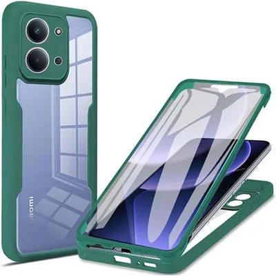Image de Pour Xiaomi Redmi 15C 5G / 4G Full Body 360 degrés acrylique hybride TPU Cover Vert