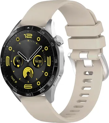 Produktbild von Bizon Strap Watch Silicone Pro Huawei Watch GT 5 Pro 42mm/GT 5 41mm/GT 4 41mm hellgrau
