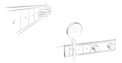 Produktbild von Hansgrohe RainSelect, Waschbecken, Chrom, Weiß