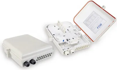Produktbild von DIGITUS FTTH Box für 16 LC/DX oder SC/SX Kupplungen