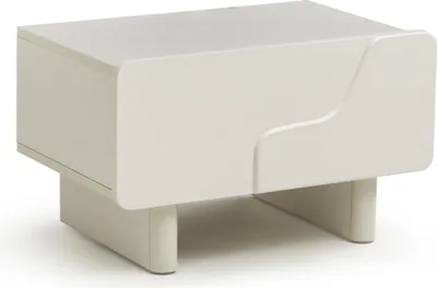 Immagine prodotto di Comodino compatto dal design moderno e con pratico spazio contenitivo