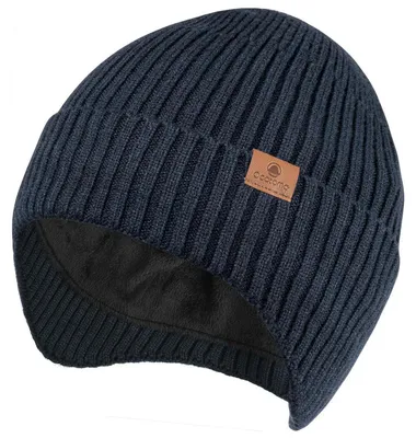 Immagine prodotto di Berretto da sci con paraorecchie, unisex, fodera in pile, taglia unica, blu navy