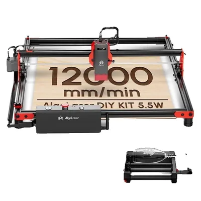 Obrázek produktu pro Laserový gravírovací stroj, sada pro kutily, pro začátečníky, 40*40cm stůl, sada pro kutily 55W-YRR, 55W