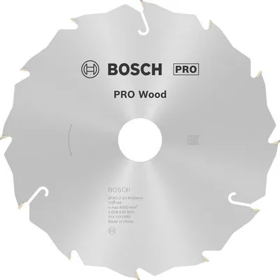 Produktbild von PRO Wood Kreissägeblatt, 190 x 2,4 x 30 mm, Z12