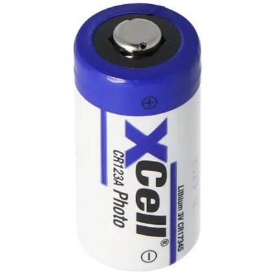 Produktbild von 400 Stück Photobatterie CR123A Lithium Batterie 3 Volt max. 1550mAh, 34,5x17mm 19Gramm Lose Ware bulk