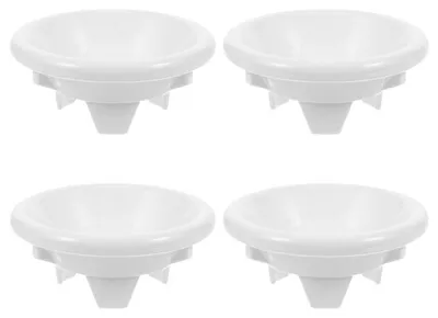 Urinal-Sieb, 4 Stück, ABS, weiß, für Herren-WC