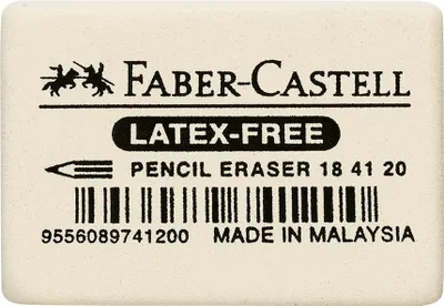 Obrázok produktu pre Gumička FABER-CASTELL 7041-20, biela