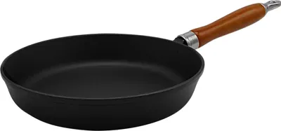 Productafbeelding van Krüger 60024 Pan 'Rustika' van gietijzer, 24 cm, zwart/bruin