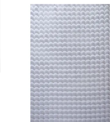Produktbild von Hochflor Teppich Alessandro rechteckig, Farbe: Silberfarbe, Größe:200x290 cm