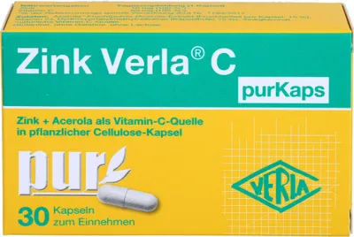 Immagine prodotto di Zinco Verla® C purKaps, capsule di cellulosa, 30 pezzi KAP