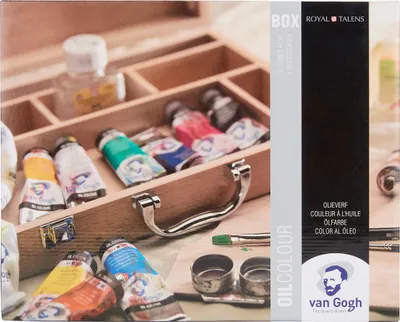 Image de Van Gogh Oil Colour Box Basic avec 10 couleurs 40ml