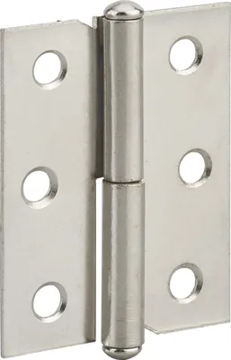Image de Paumelle de porte de meuble / porte légère, 50x40mm, acier, droite - THIRARD