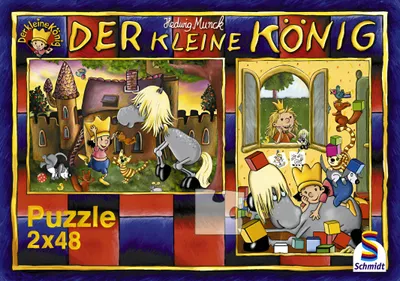 Produktbild von Puzzle Der Kleine König - Spielstunde, 2 x 48 Teile