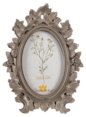 Produktbild von Clayre & Eef Bilderrahmen 10x15 cm Braun Polyresin