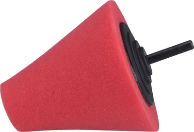 Immagine prodotto di kužel leštící pěnový, T10, červený, ⌀80mm, stopka 6mm