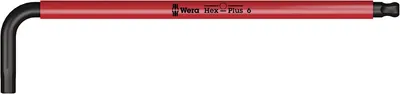 Produktbild von Wera 5022203001 950 SPKL HF Winkelschlüssel Multicolour metrisch, BlackLaser, mit Haltefunktion 6.0x172, 1 Schlüssel