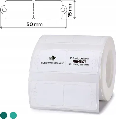 Image de Étiquettes autocollantes thermiques à transfert thermique Niimbot M2 M3 50x15