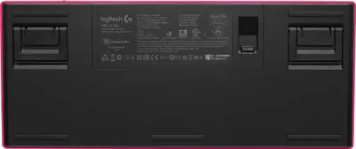Zdjęcie produktu dla Logitech G PRO X TKL - klawiatura - podwietlana - bezprzewodowa - 2,4 GHz, Bluetooth - QWERTY - US International - przecznik klawiszy: dotykowy - rowa (920-012159)