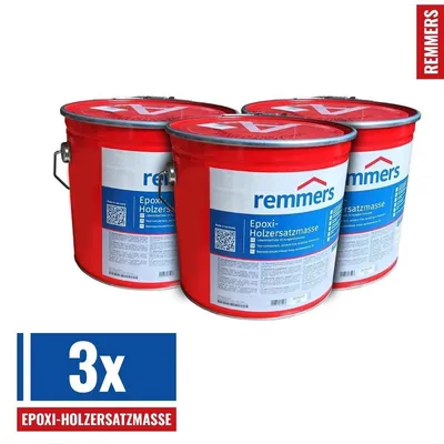 Produktbild von 3 * Remmers EPOXI-HOLZERSATZMASSE 3kg Lösemittelfreie 2K-Ausgleichsmasse
